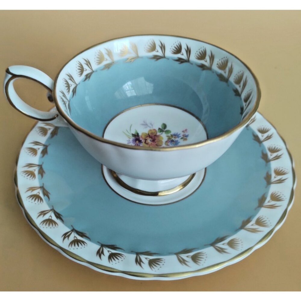 Vintage Susie Cooper Hand Painted Bone China Cup & Saucer set 1950's